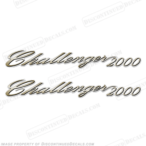 SeaDoo Challenger 2000 Decals (Set of 2) INCR10Aug2021