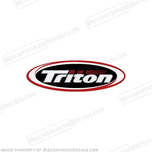 Triton Oval Logo Decal TR, 17, earl, bentz, tr17, INCR10Aug2021