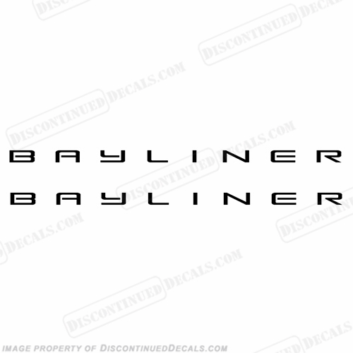 Bayliner Boats Logo Decals - Any Color! (Set of 2) - Pick Size! INCR10Aug2021