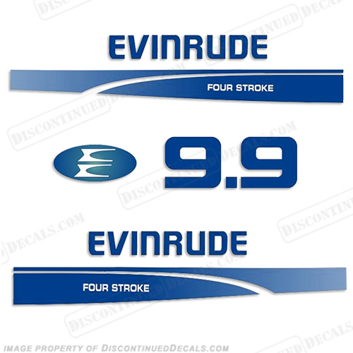 Evinrude 9.9hp Decal Kit - 1998 evinrude 9.9, 98