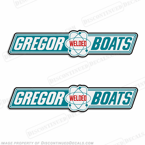 Gregor Boat Decals (Set of 2) - Style 1 INCR10Aug2021