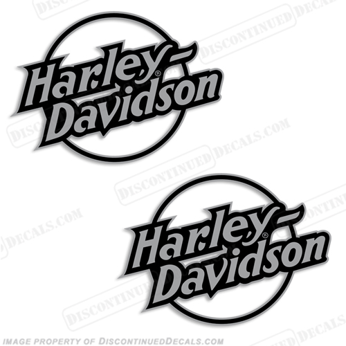Harley-Davidson Fuel Tank Motorcycle Decals (Set of 2) - Style 11 INCR10Aug2021