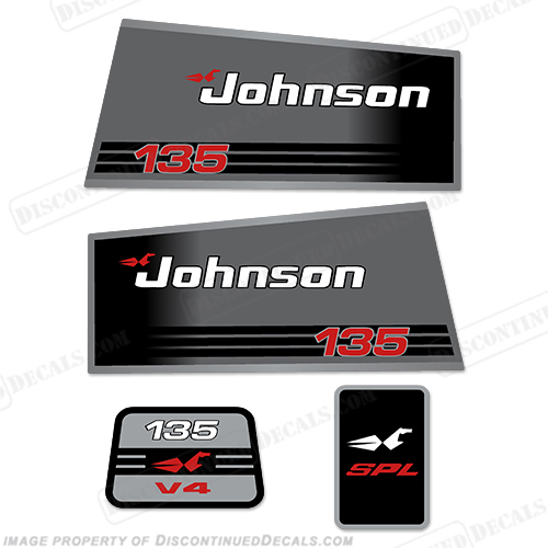 Johnson 135hp V4 Decals INCR10Aug2021