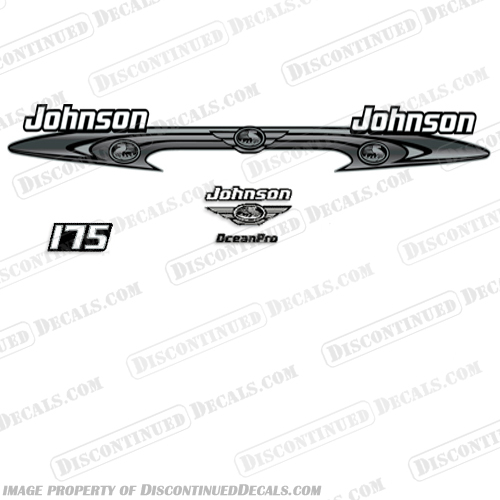 Johnson 175hp OceanPro Decals - Wrap Around ocean, pro, ocean pro, ocean-pro, 175, 175hp, Wrap Around