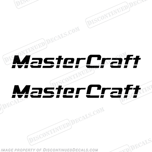 MasterCraft Boat Decals - Style 2 (Set of 2) Any color! Master, Craft, 1990s, 1980s, 1980s, 1990s, 90, 80, 90s, 80s, 90s, 80s,INCR10Aug2021