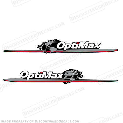 Mercury "Optimax" Side Cowl Decals - 2007 - 2008 INCR10Aug2021
