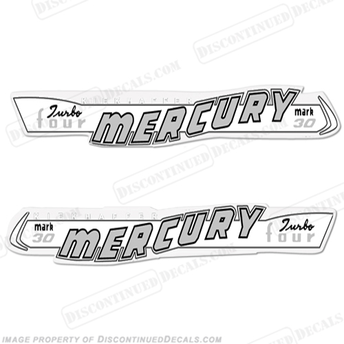 Mercury 1957 30HP Outboard Engine Decals INCR10Aug2021