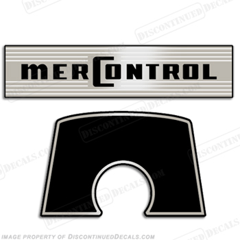 Mercury Single Lever Control Box Decals - Type A INCR10Aug2021