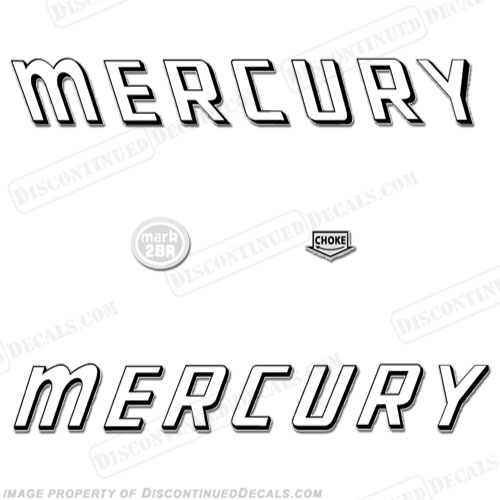 Mercury 1959 Mark 28A White Decals INCR10Aug2021
