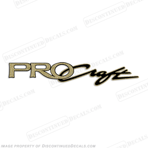 Tracker Marine Pro Craft Boat Decal 13" - Gold INCR10Aug2021