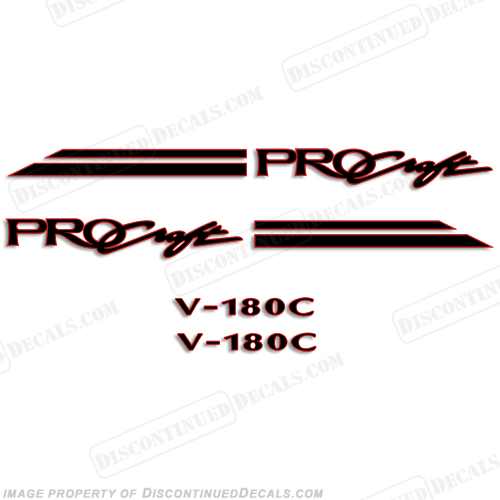 Pro Craft V-180C Decal Package procraft, pro-craft, INCR10Aug2021