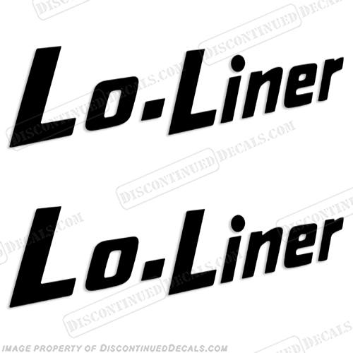 Aristocrat Lo Liner Logo Decals - (Set of 2) Any Color! motorhome, motor, home, lo-liner, INCR10Aug2021