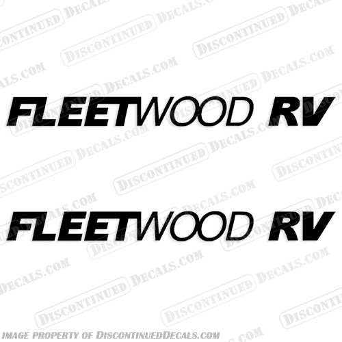 Fleetwood RV Logo Decal - (Set of 2) - Any Color!  Jamboree, by, fleetwood, rv, decal, decals, set, sticker, kit, any, color, single, logo, motorhome, travel, trailer, camper, fleet, wood, fleetwoodrv, any, color, set, of ,2, 