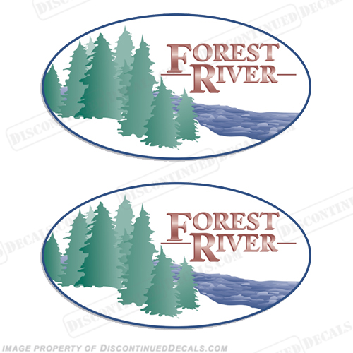 Forest River RV Graphic Decals (Set of 2) - Small INCR10Aug2021