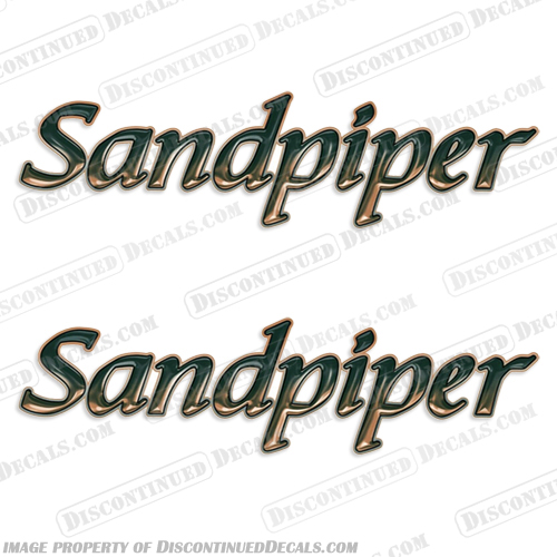 Forest River Sandpiper RV Decals (Set of 2) forest, river, sand, piper, sandpiper, travel, trailer, motorhome, RV, rv, camper, 5th wheel, recreational, vehicle, caravan, 