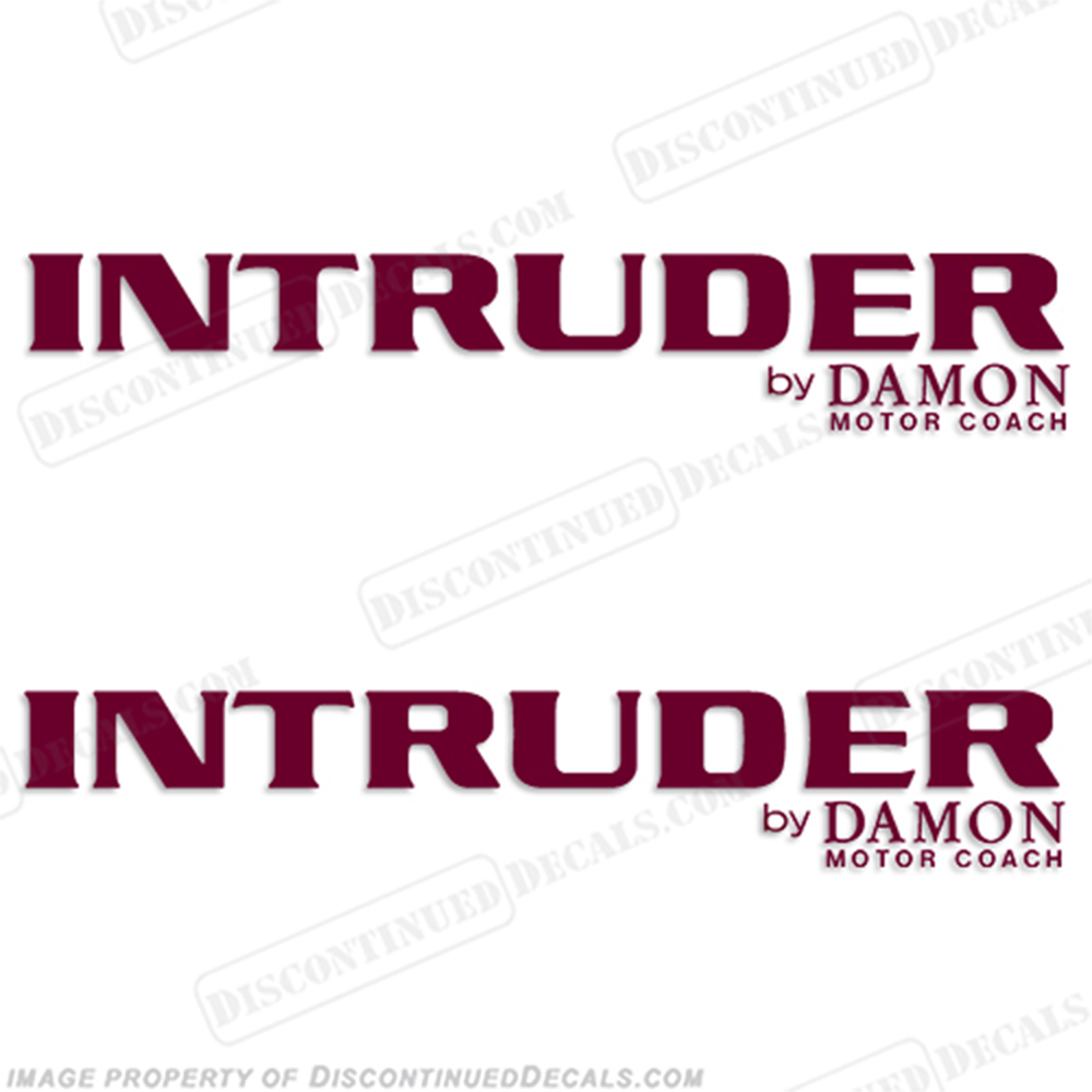 Intruder by Damon RV Decals (Set of 2) - Any Color! INCR10Aug2021