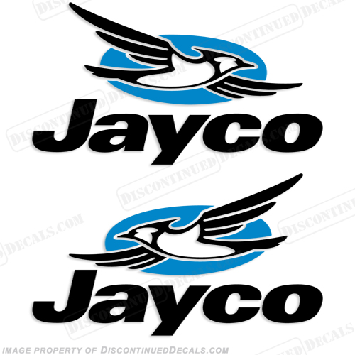 Jayco Logo RV Decals (Set of 2) INCR10Aug2021