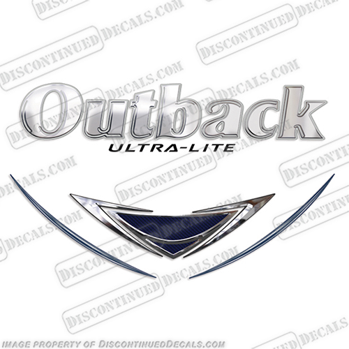 Outback Ultra Lite by Keystone RV Decals for the Front rv, decals, keystone, outback ,ultra, lite, front, cap, decal, stickers, kit, set,