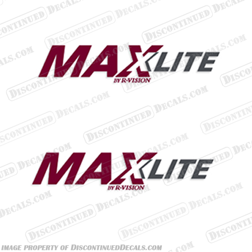 Max-Lite by R-Vision RV Decals  max, lite, max-lite, lte, maxx, by, rv, R, vision, r-vision, decals, set, stickers, camper, motorhome, travel, 