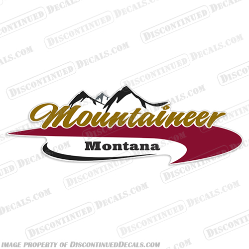 Keystone Montana Mountaineer RV Decal  rv, decals, keystone, mountaineer, montana, camper, trailer, stickers, travel, single, motorhome