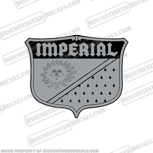 Imperial Crest RV Decal rv, decals, streamline, imperial, crest, vintage, camper, travel, trailer