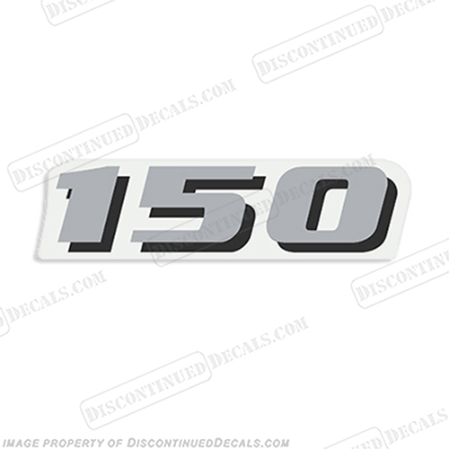 Yamaha Single "150" 2013+ Style Decal - Rear INCR10Aug2021
