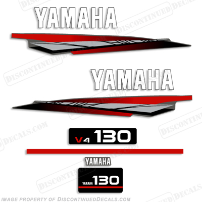 Yamaha 130hp 2-Stroke Decal Kit - 2002-2006 INCR10Aug2021