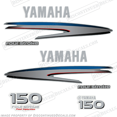 Yamaha 150hp 4-stroke Decals - 2002 - 2006+ INCR10Aug2021