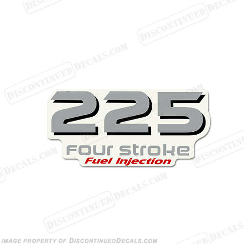 Yamaha "225 Fourstroke" Decal - Rear INCR10Aug2021