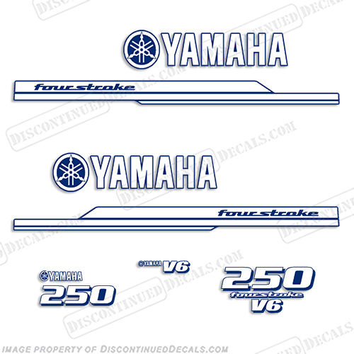Yamaha 2010 Style 250hp Decals - Any Color INCR10Aug2021