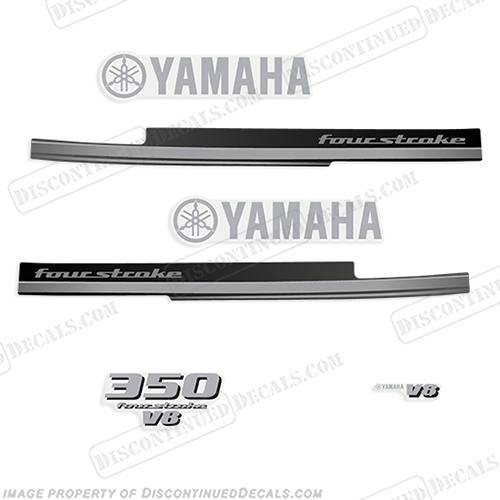 Yamaha 350hp 4-Stroke V8 Decal Kit - 2008+ INCR10Aug2021
