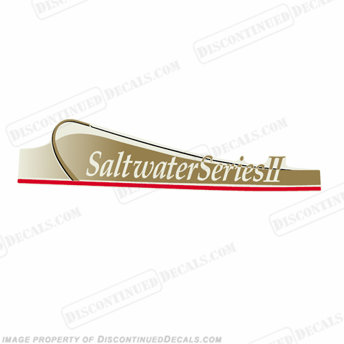 Yamaha Saltwater Series II Carb Single Decal - Left Side (Gold) INCR10Aug2021
