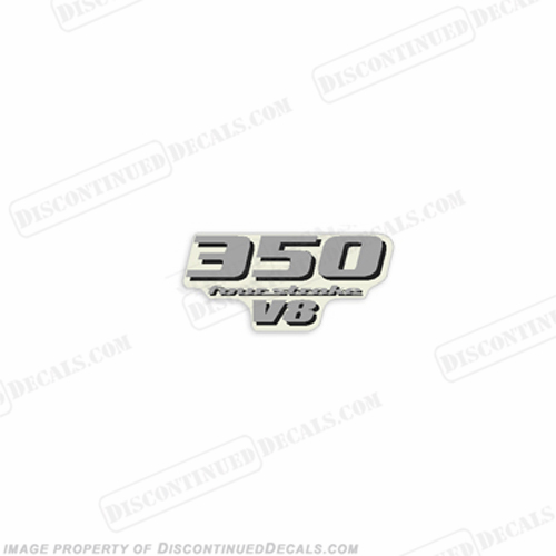 Yamaha 350 V8 Rear Decal  Yamaha, 350, 350hp, v8, V8, rear, horsepower, decal, sticker, number, 4s, 4stroke, 4 stroke, four, stroke, fourstroke, INCR10Aug2021